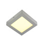SLV 163003 SENSER SQUARE 10W светильник накладной 230V c SMD LED 10Вт (14Вт), 3000К, 500лм, c БП, серебристый