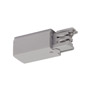 SLV 175044 3Ph | S-TRACK, разъём питания торцевой, GND справа, 16А макс., серебристый