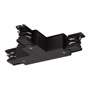 SLV 175140 3Ph | S-TRACK, T-коннектор с разъёмом питания, GND справа, черный