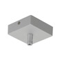 SLV 210064 GLENOS, основание потолочное 8.5х8.5х2.7 см, с колодкой подключения, серебристый