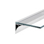 SLV 213531 GLENOS F-6069  60 профиль накладной для стеклянной полки, 0.6 m, белый