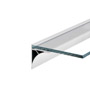 SLV 213551 GLENOS F-6069 200 профиль накладной для стеклянной полки, 2 m, белый