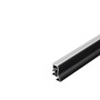 SLV 214000 GLENOS F-2340 100 профиль-плинтус накладной, 1 m, с экраном, черный