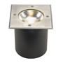 SLV 227604 ROCCI SQUARE светильник встраиваемый IP67 9.8Вт c LED 3000К, 580лм, 20°, сталь