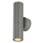 SLV 228774 ASTINA OUT ESL светильник настенный IP44 для 2-х ламп GU10 по 11Вт макс., серебристый