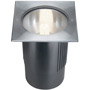SLV 229214 DASAR® 260 UNI SQUARE светильник встраиваемый IP67 для лампы E27 24Вт макс., сталь
