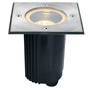 SLV 229324 DASAR® 115 SQUARE светильник встраиваемый IP67 для лампы GU10 35Вт макс., сталь