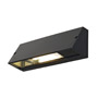 SLV 230030 PEMA® SQUARE светильник настенный IP44 для лампы E27 15Вт макс., черный