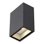 SLV 232465 QUAD светильник настенный IP44 4.6Вт с LED 3000К, 80лм, 90°, антрацит
