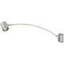 SLV 233134 NEW MYRA DISPLAY CURVE светильник настенный IP55 для лампы GU10 50Вт макс., серебристый